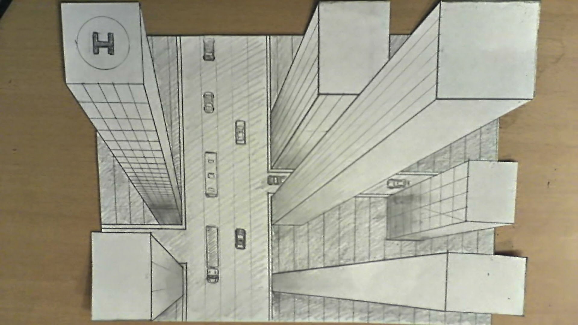 Perspective Buildings Drawing at GetDrawings | Free download