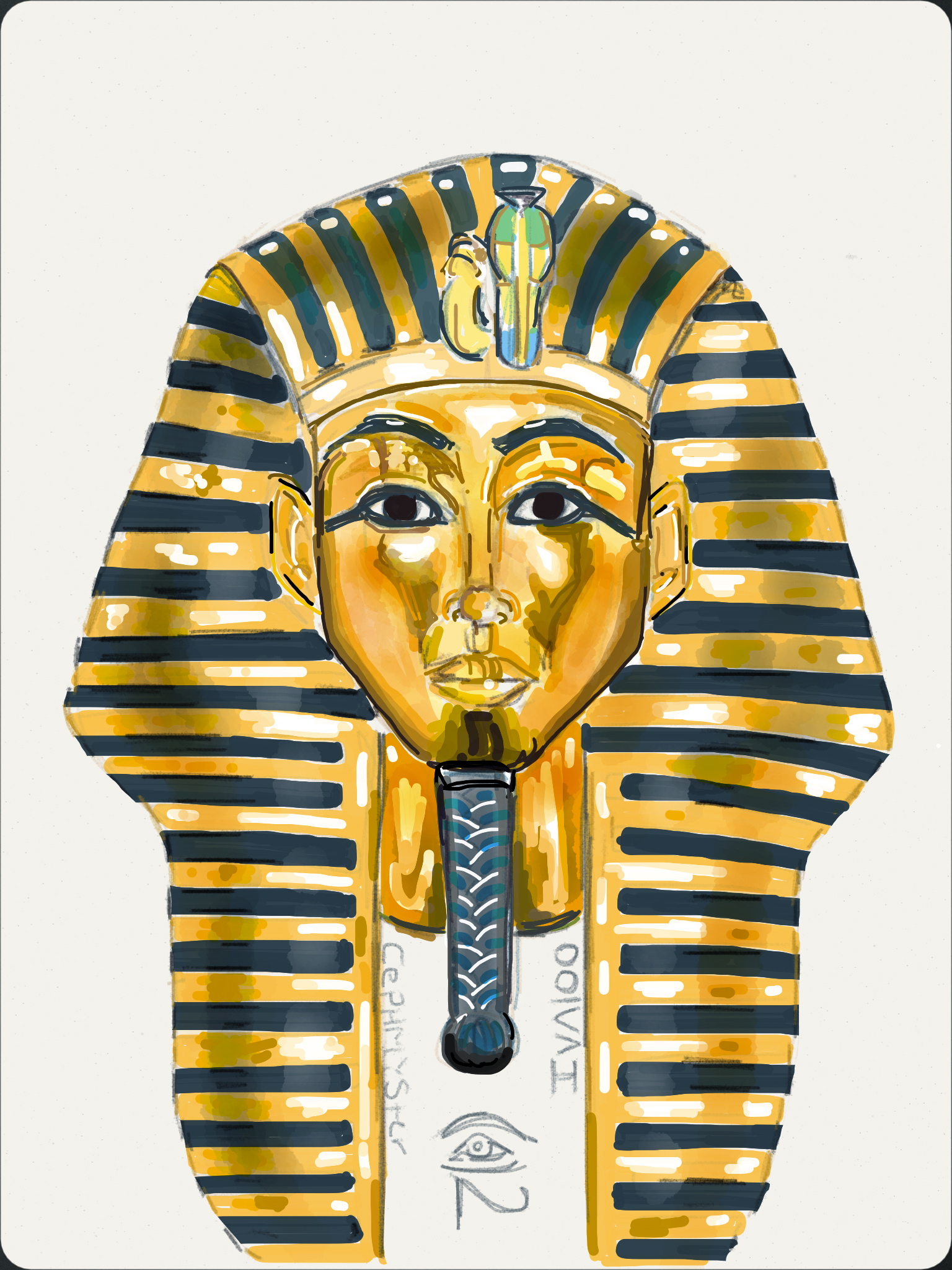 Pharaoh Drawing at GetDrawings | Free download
