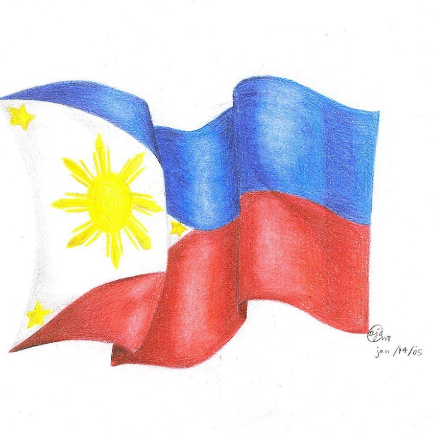 Philippine Flag Drawing at GetDrawings Free download