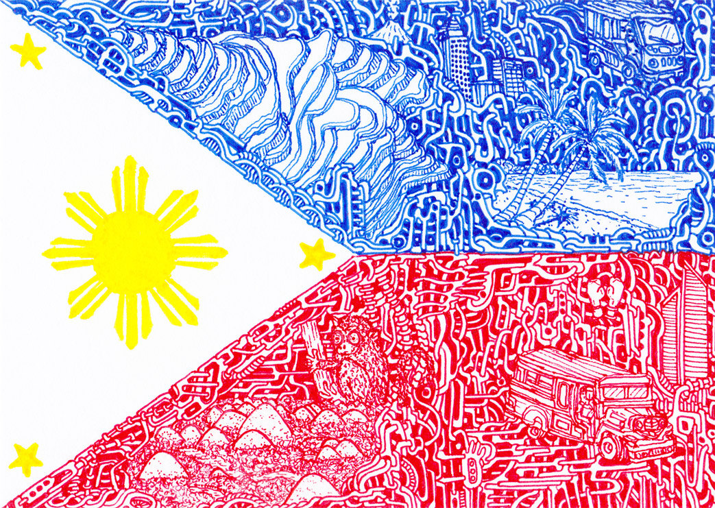 Philippine Flag Drawing at GetDrawings Free download