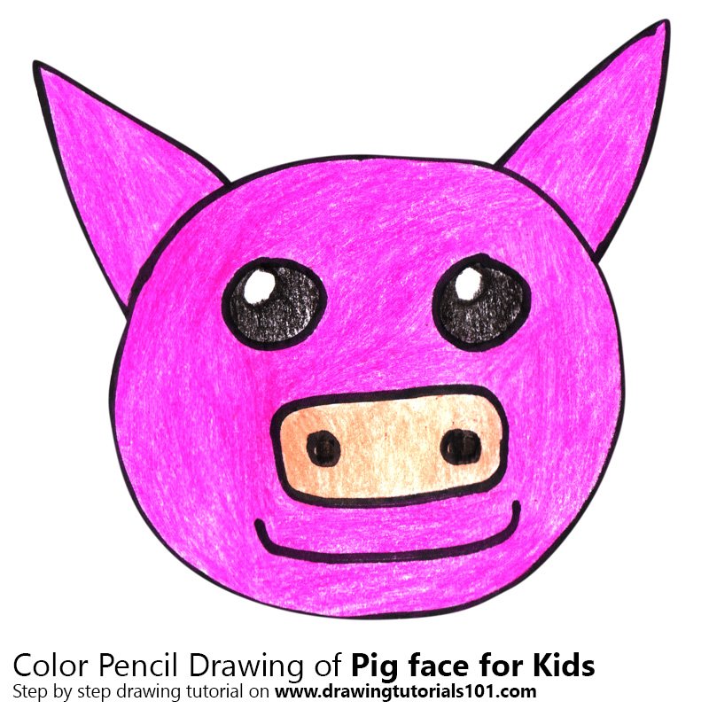 Pig Face Drawing At Getdrawings Free Download