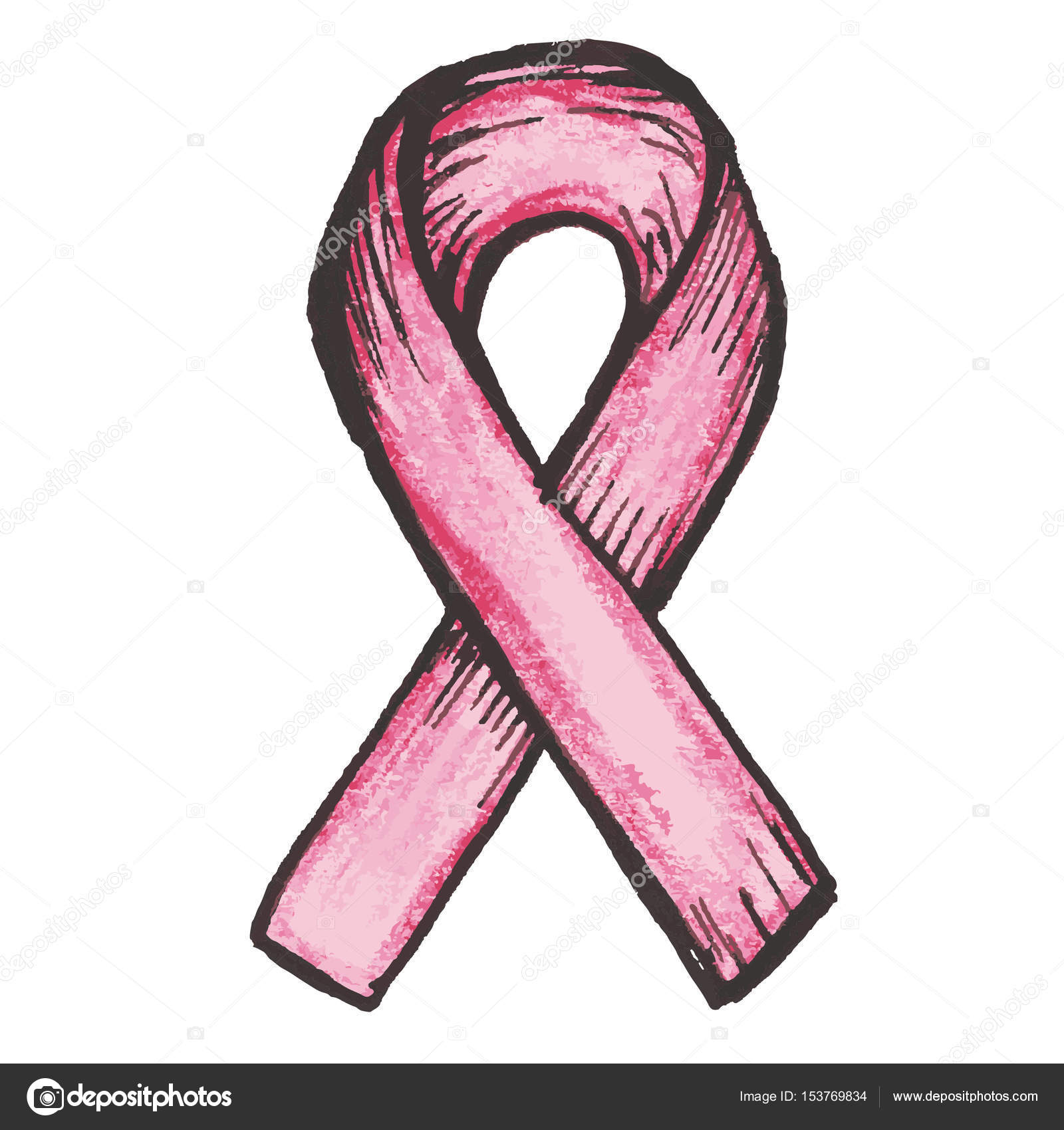 Pink Ribbon Drawing at GetDrawings Free download