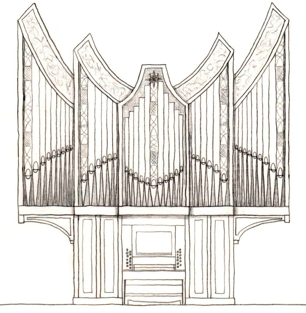 Pipe Organ Drawing at GetDrawings | Free download