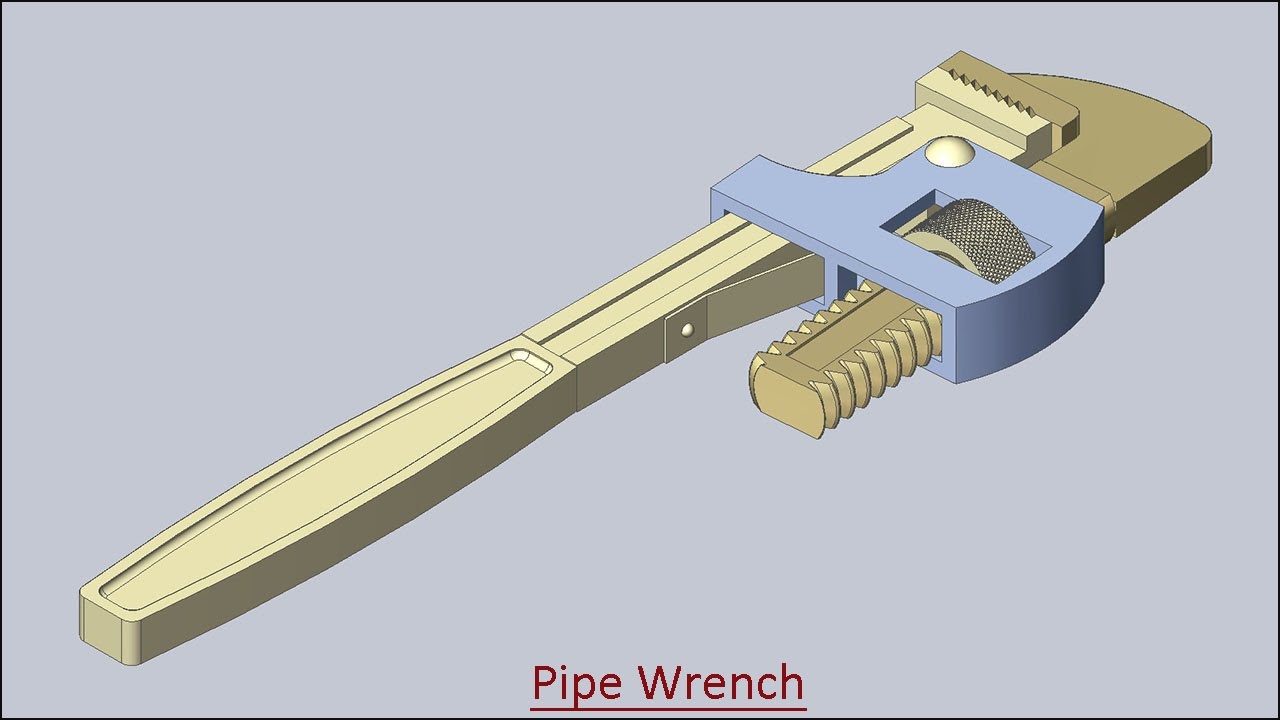 Pipe Wrench Drawing at GetDrawings | Free download