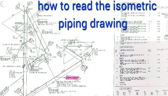 how to read isometric piping drawings pdf