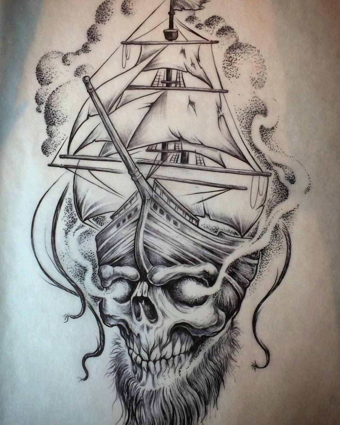 Pirate Skull Drawing at GetDrawings Free download