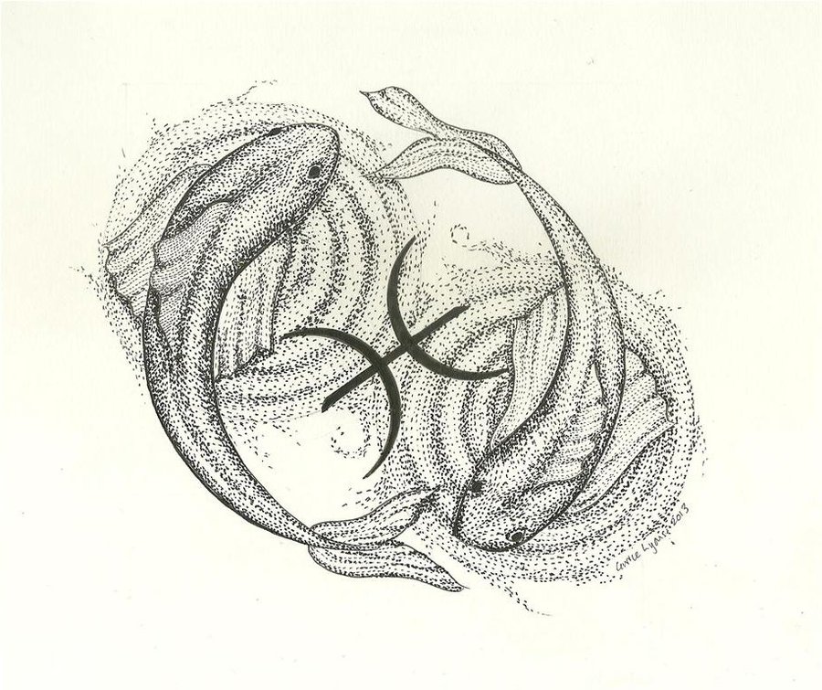 Pisces Drawing at GetDrawings Free download