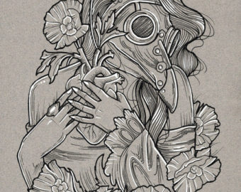 Plague Doctor Drawing at GetDrawings | Free download