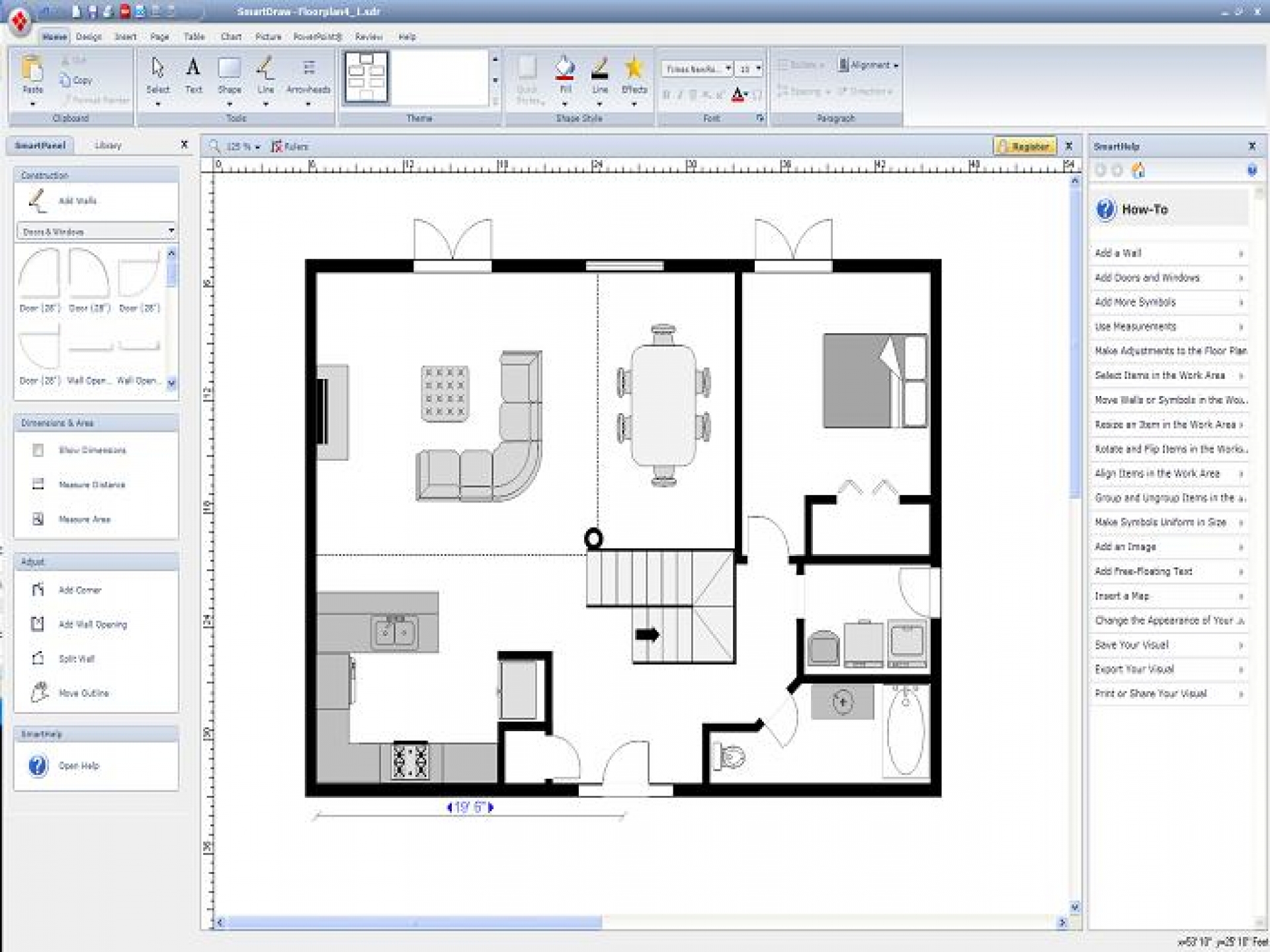 Floor Plan Drawing Program Free Tutorial Pics