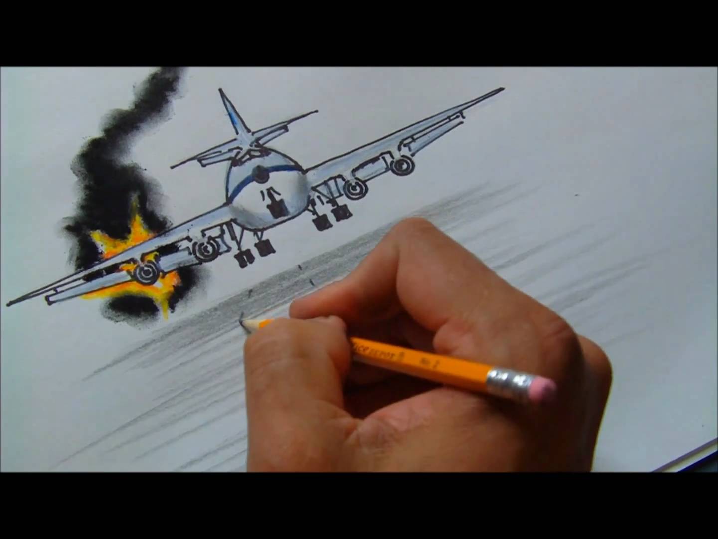 Plane Crash Drawing at GetDrawings Free download