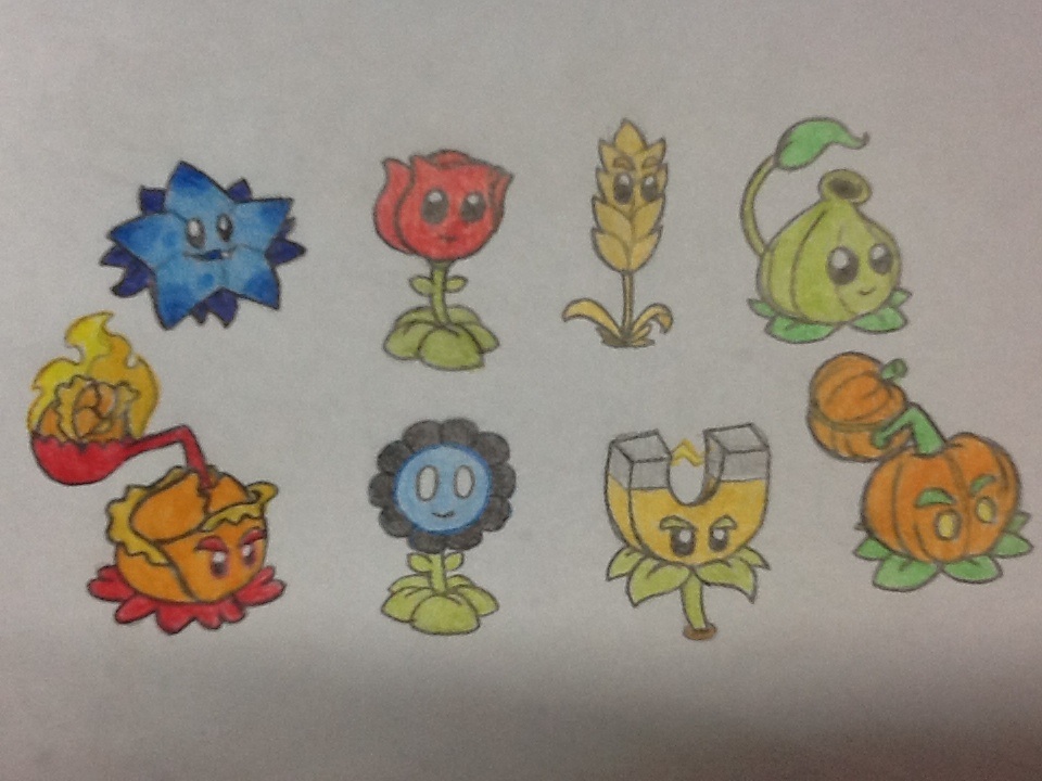 Plants Vs Zombies Drawing All Plants at GetDrawings Free download