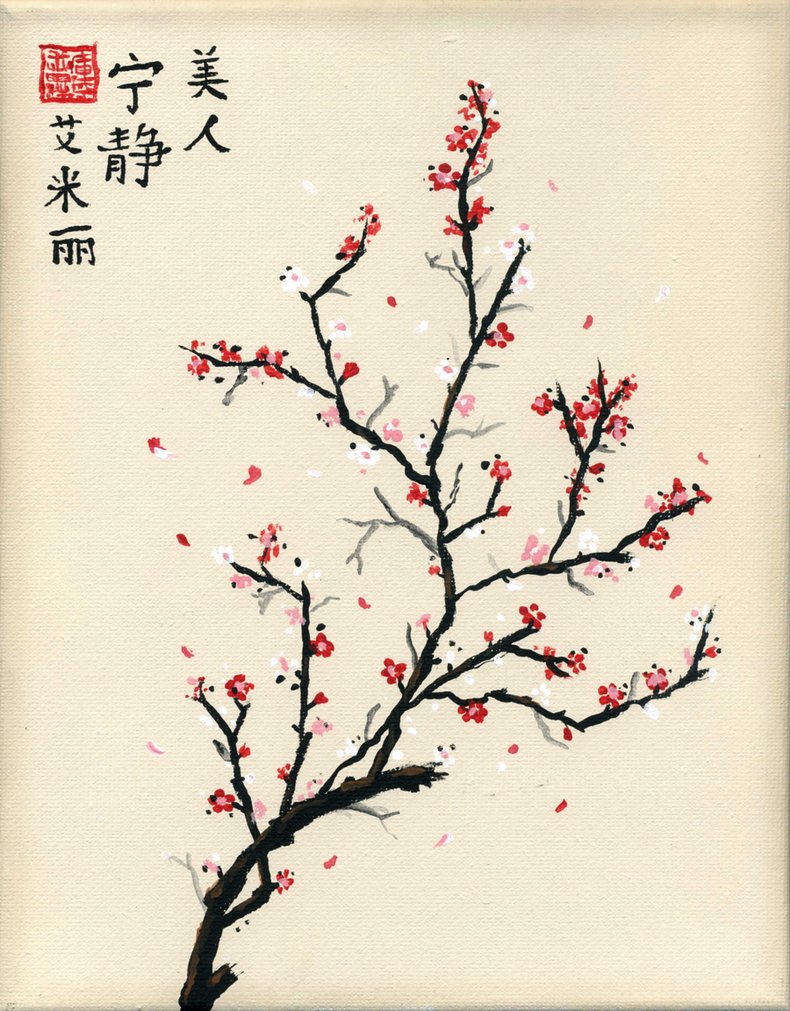 Plum Blossom Drawing at GetDrawings Free download