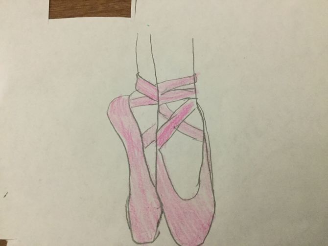 Pointe Shoe Drawing at GetDrawings | Free download