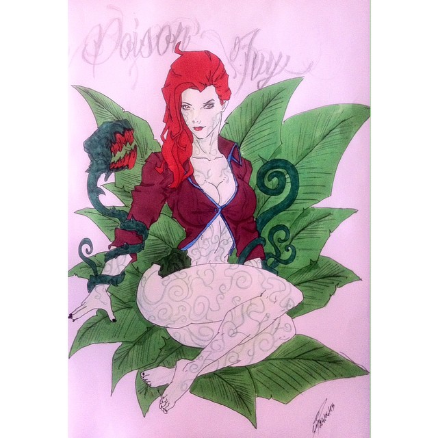 Poison Ivy Plant Drawing at GetDrawings | Free download