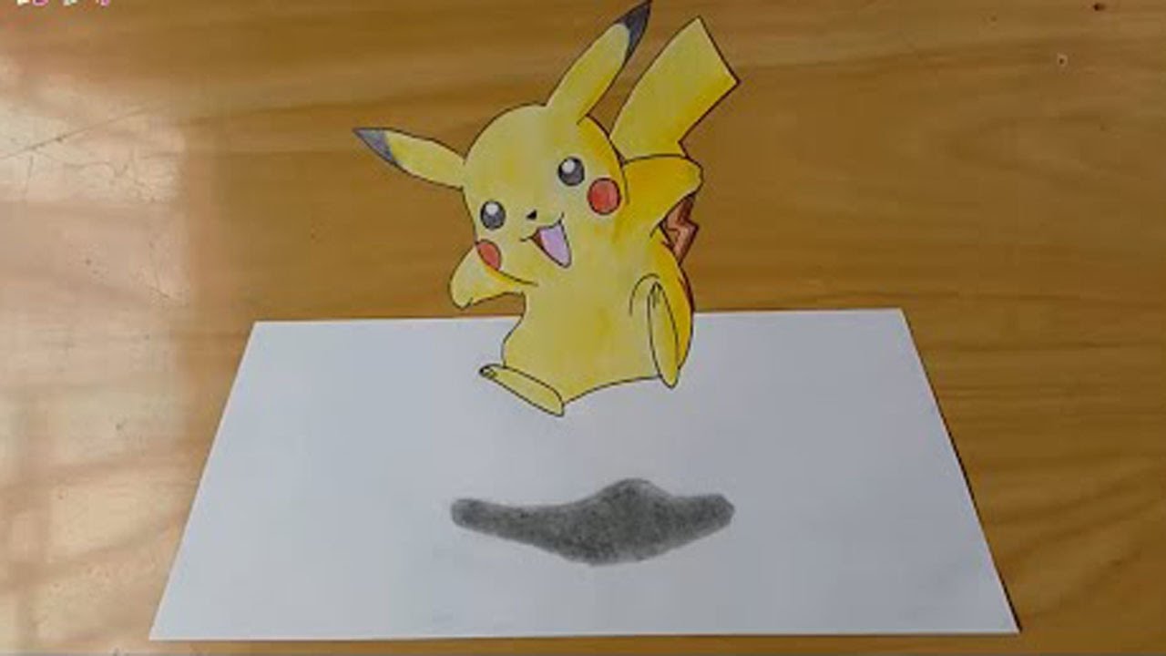 Pokemon 3d Drawing at GetDrawings | Free download