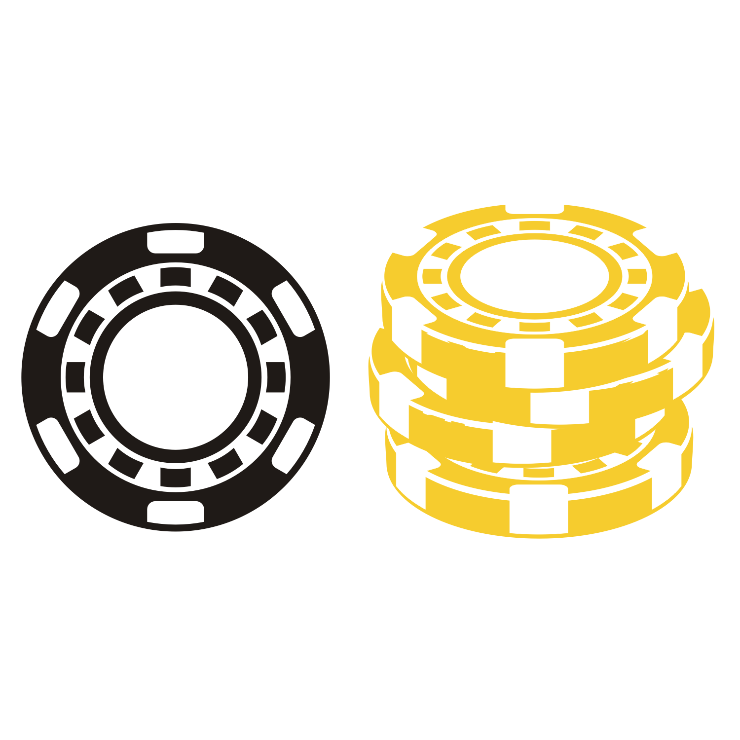 Poker Chips Drawing at GetDrawings | Free download