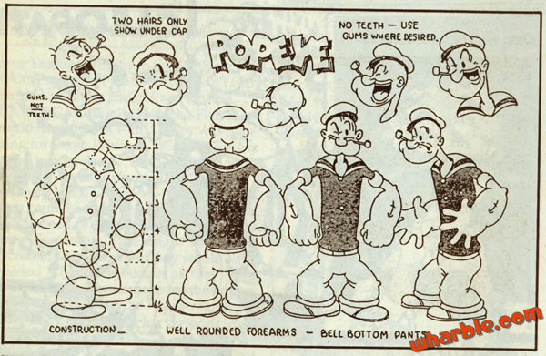 Popeye Drawing at GetDrawings | Free download