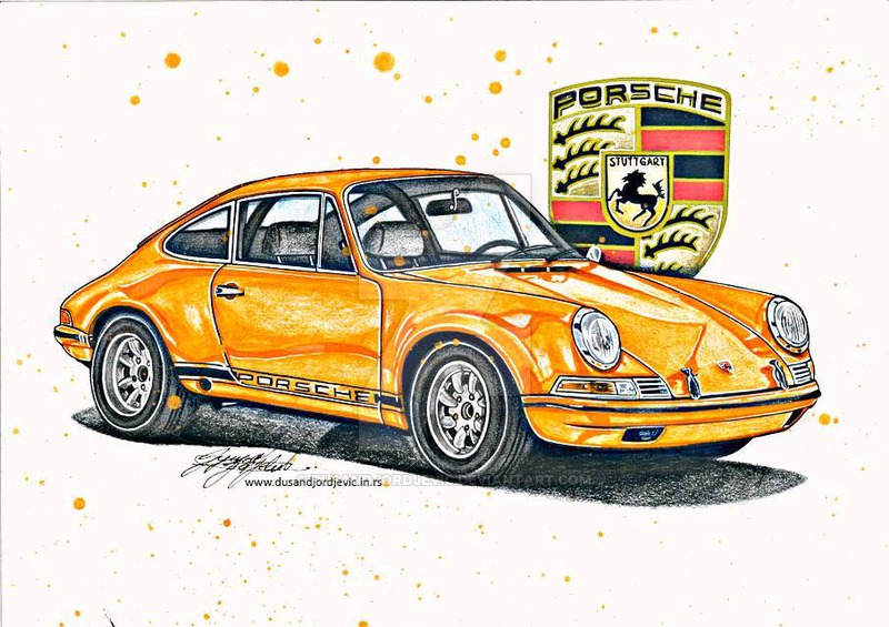 Porsche 911 Drawing at GetDrawings Free download