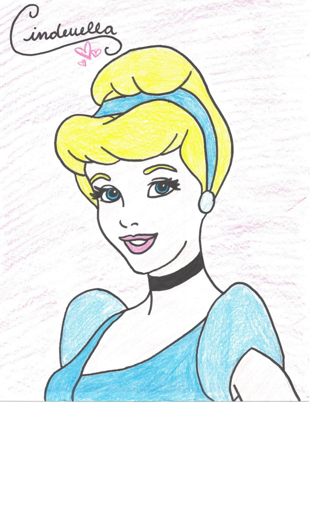 How To Draw Belle Disney Princess Drawing Easy Step B 