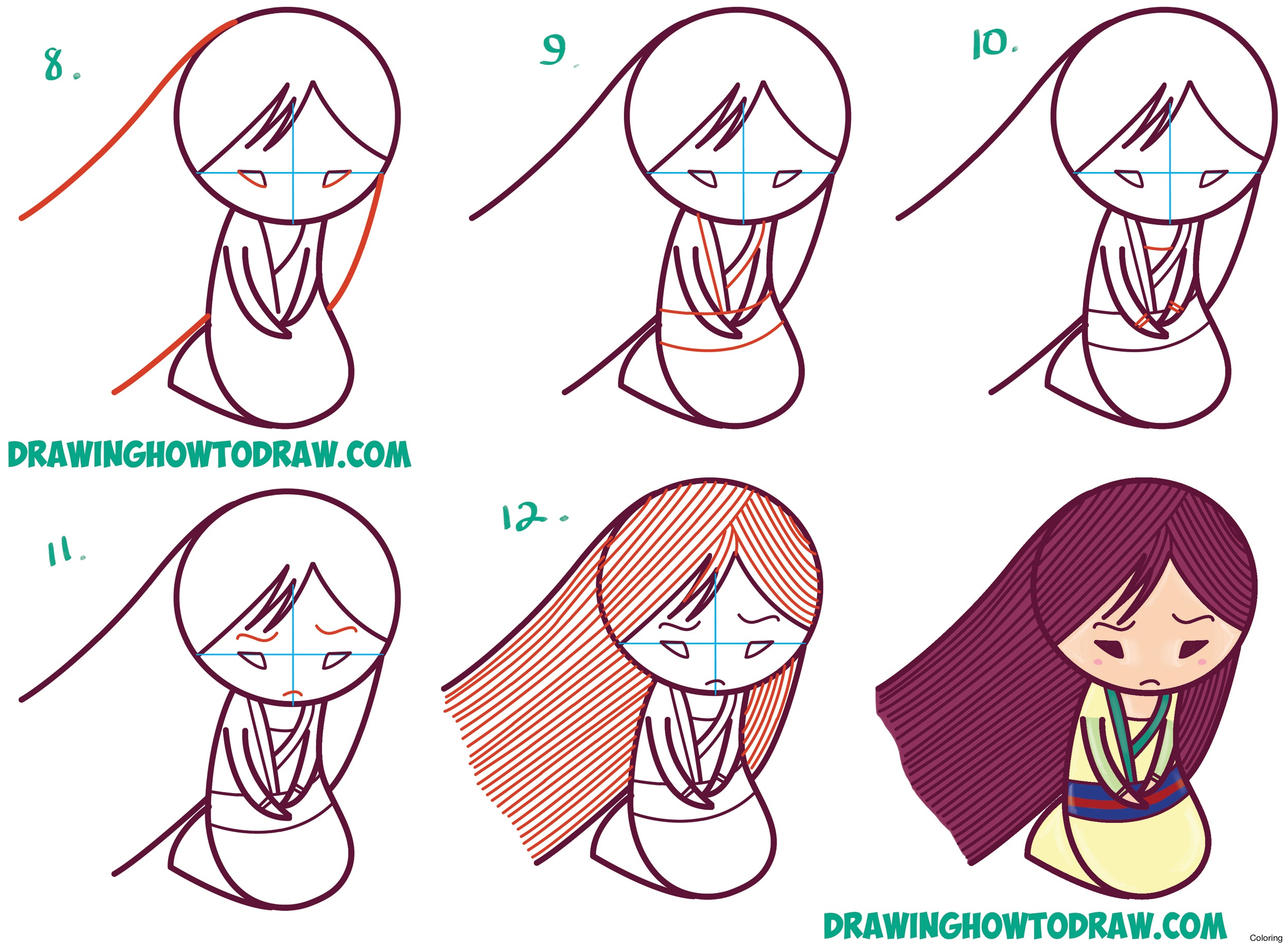 Princess Drawing Step By Step at GetDrawings Free download