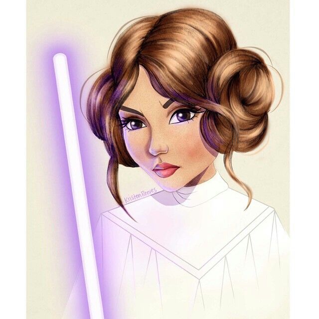 Princess Leia Drawing at GetDrawings | Free download