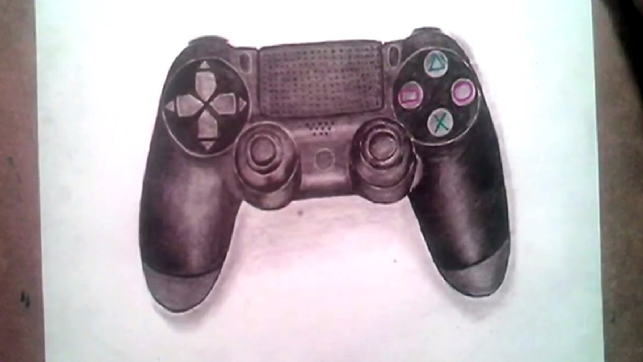 Ps4 Controller Drawing at GetDrawings | Free download