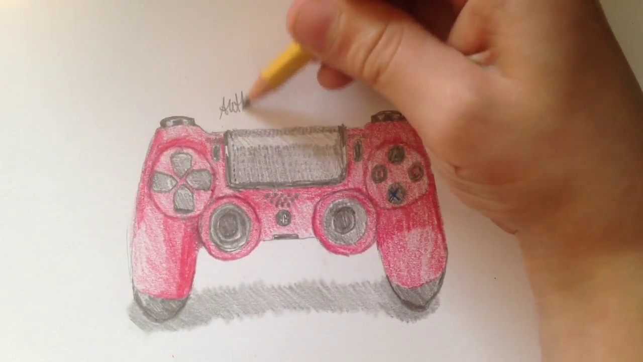 Easy Sketch Ps4 Controller Drawing for Girl