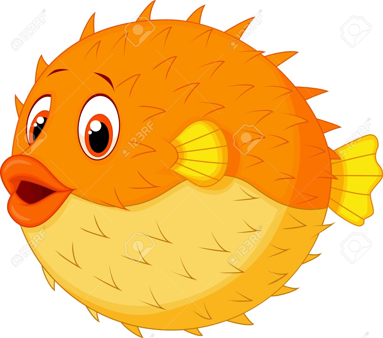 Puffer Fish Drawing at GetDrawings Free download