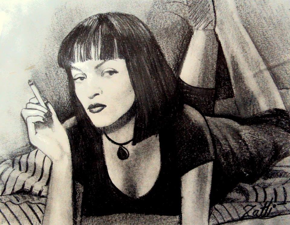 Pulp Fiction Drawing at GetDrawings | Free download