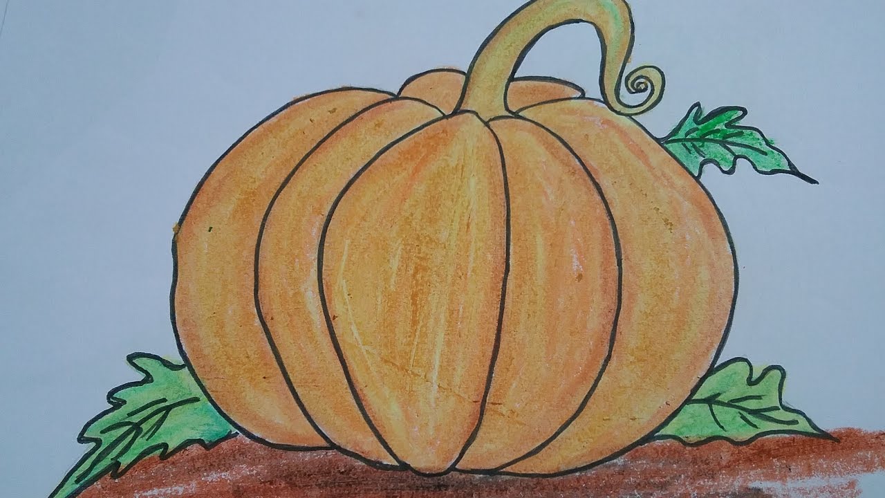 Pumpkin Drawing For Kids at GetDrawings | Free download