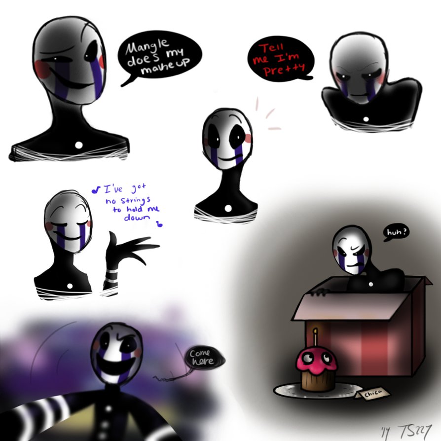 Puppet Fnaf Drawing at GetDrawings | Free download