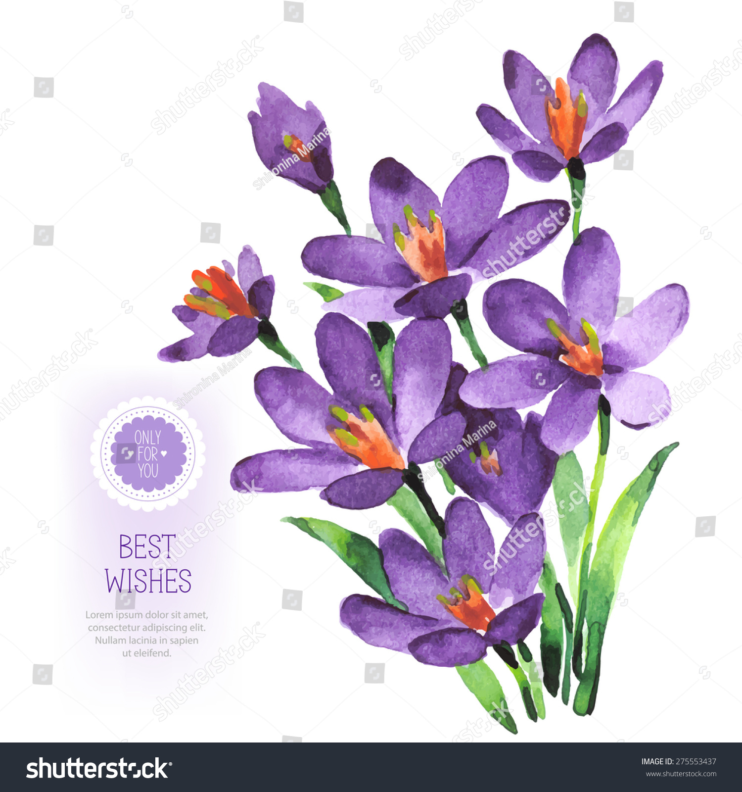Purple Flowers Drawing at GetDrawings Free download