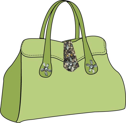Hand Purse Design Drawings Easy