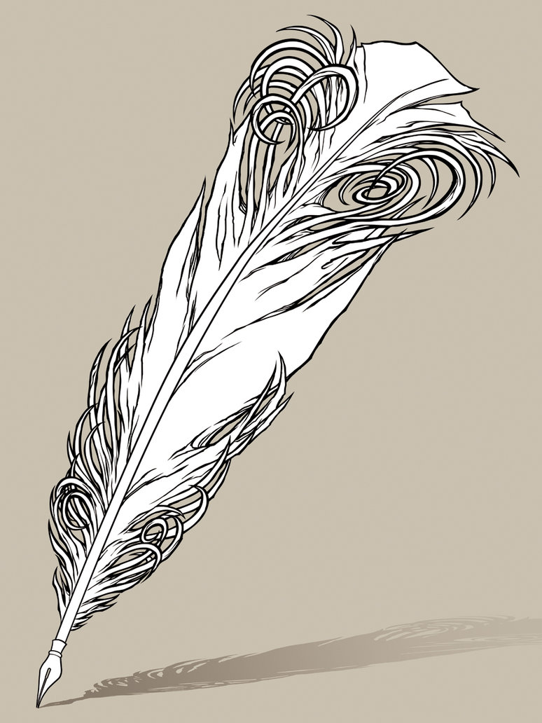 Quill Pen Drawing at GetDrawings Free download