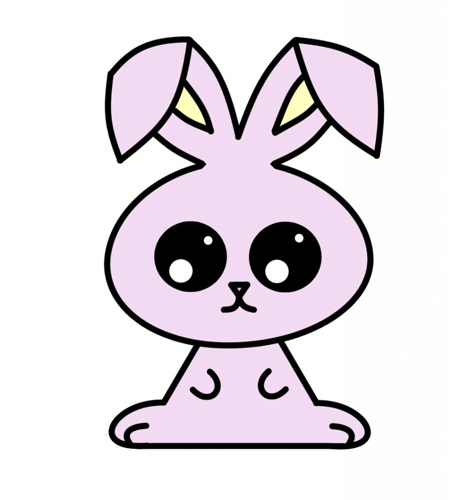 Rabbit Cartoon Drawing at GetDrawings | Free download