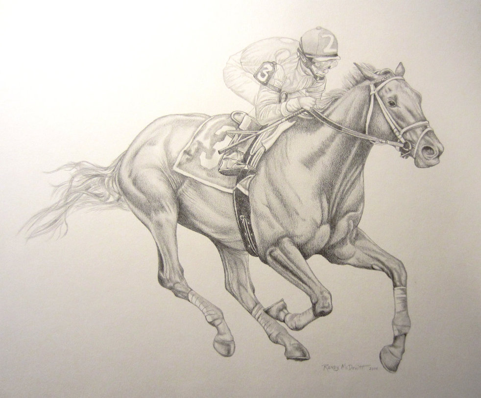 Race Horse Drawing at GetDrawings Free download