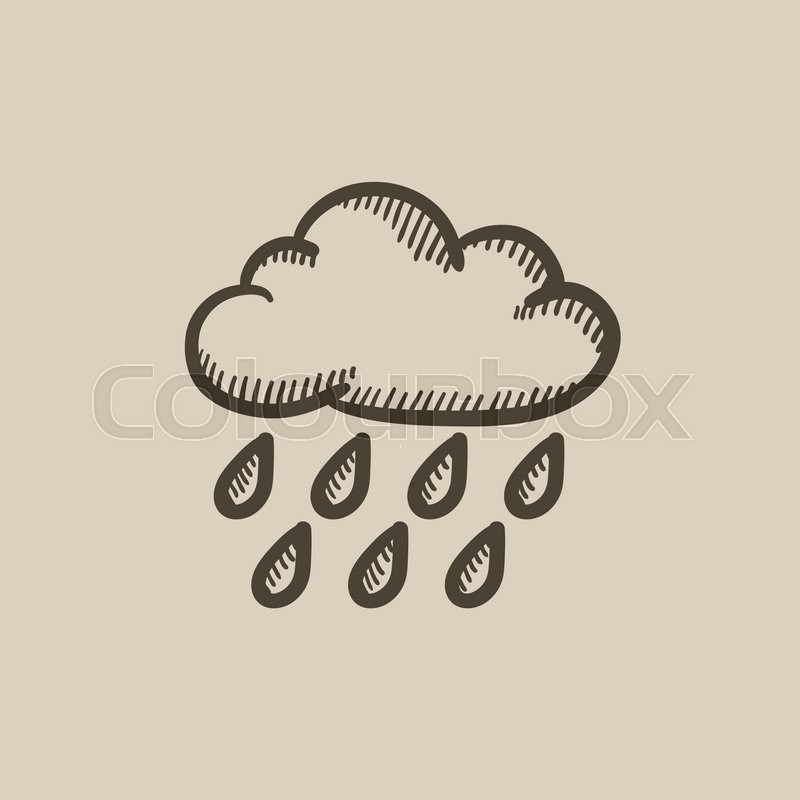Rain Cloud Drawing at GetDrawings | Free download