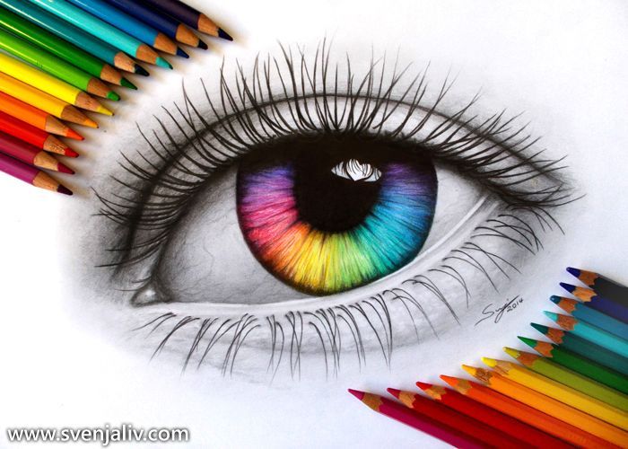 Rainbow Eye Drawing at GetDrawings Free download