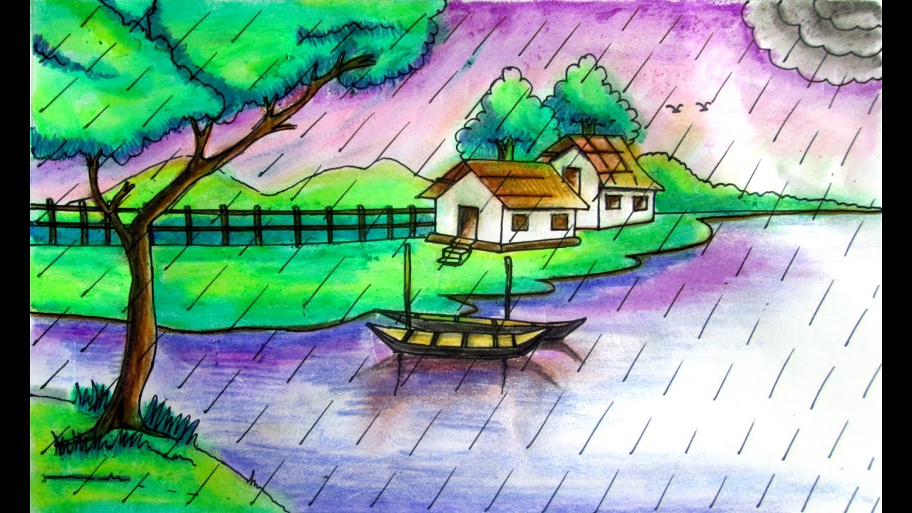 Rainy Season Drawing at GetDrawings | Free download