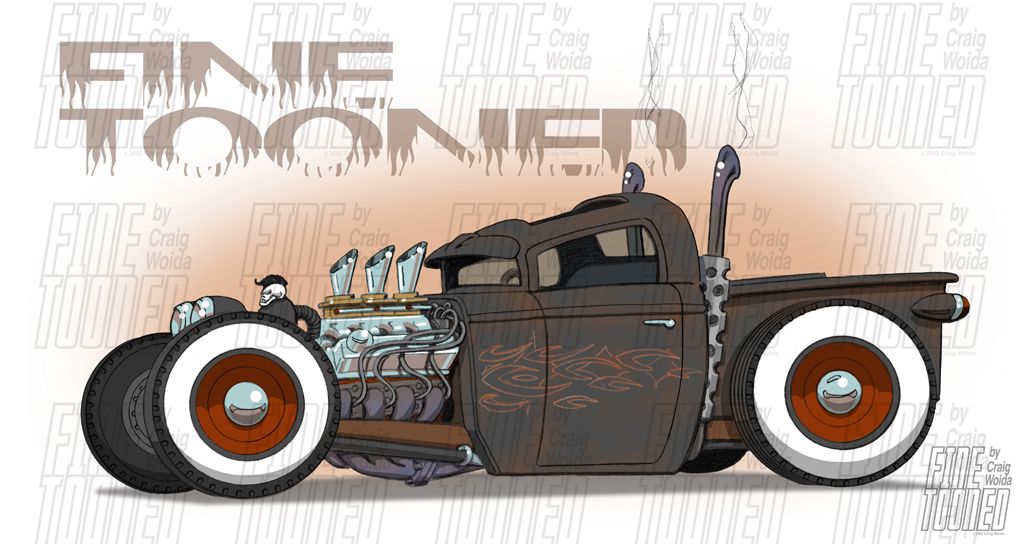 Rat Rod Drawing at GetDrawings Free download