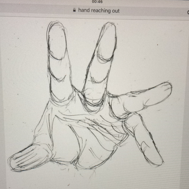 Reaching Hand Drawing at GetDrawings | Free download