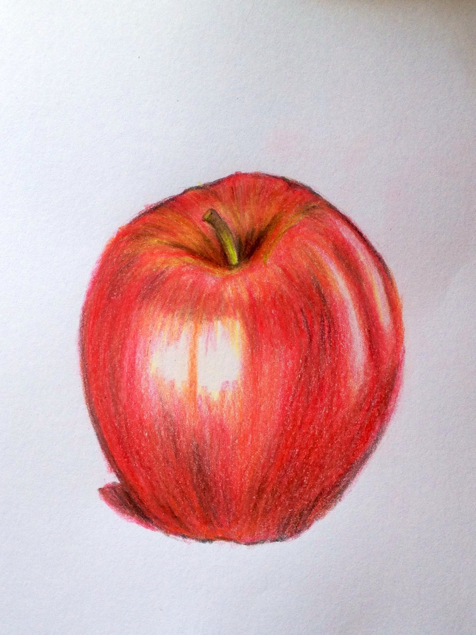 Realistic Apple Drawing At GetDrawings Free Download