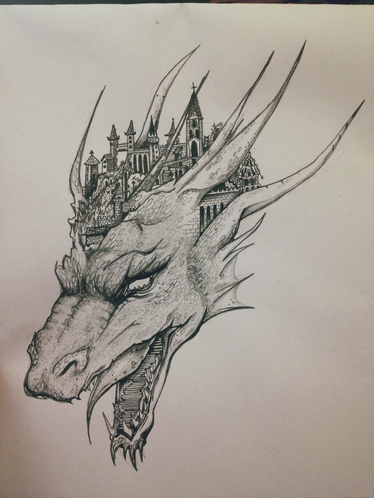 dragon sketch