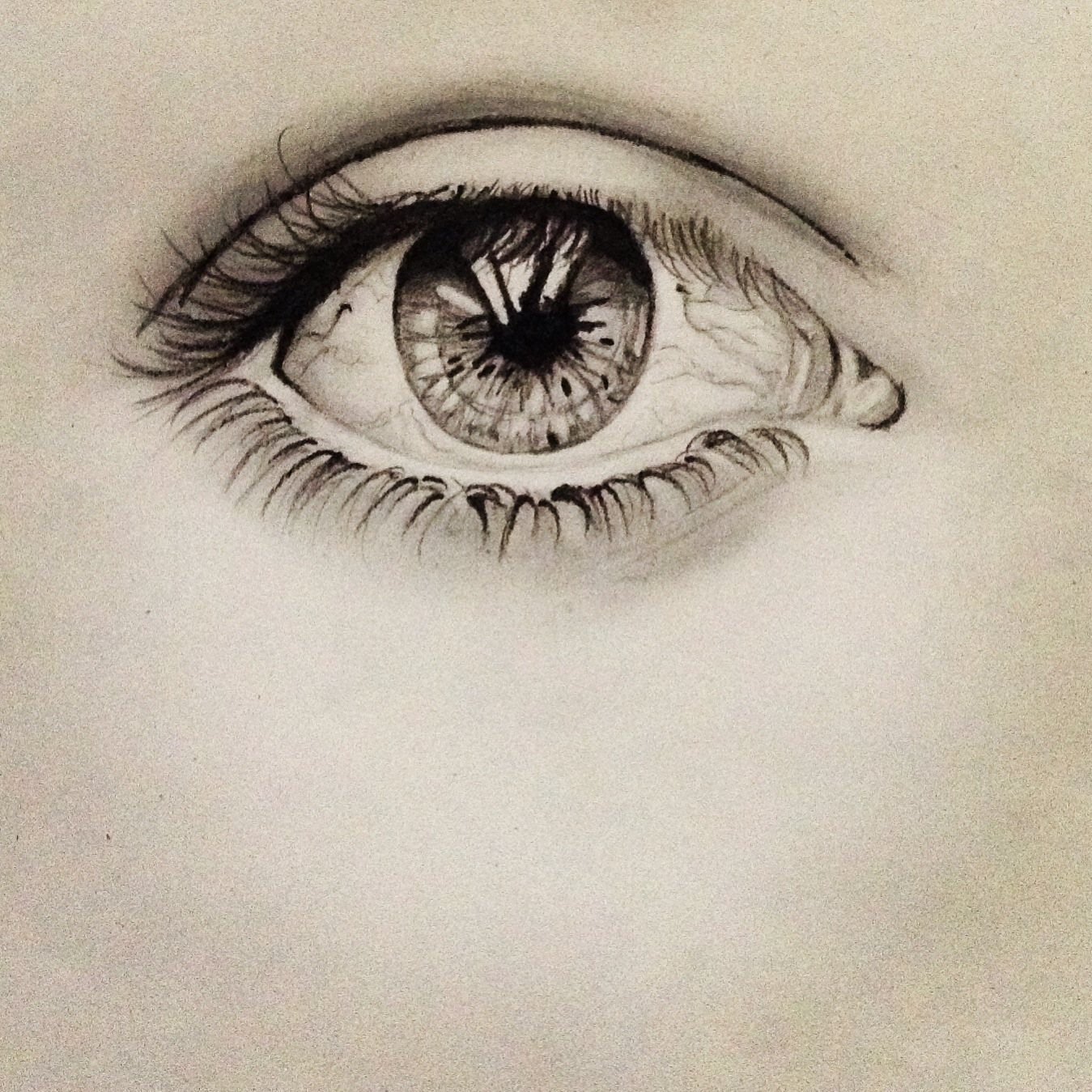 Realistic Eye Pencil Drawing at GetDrawings Free download
