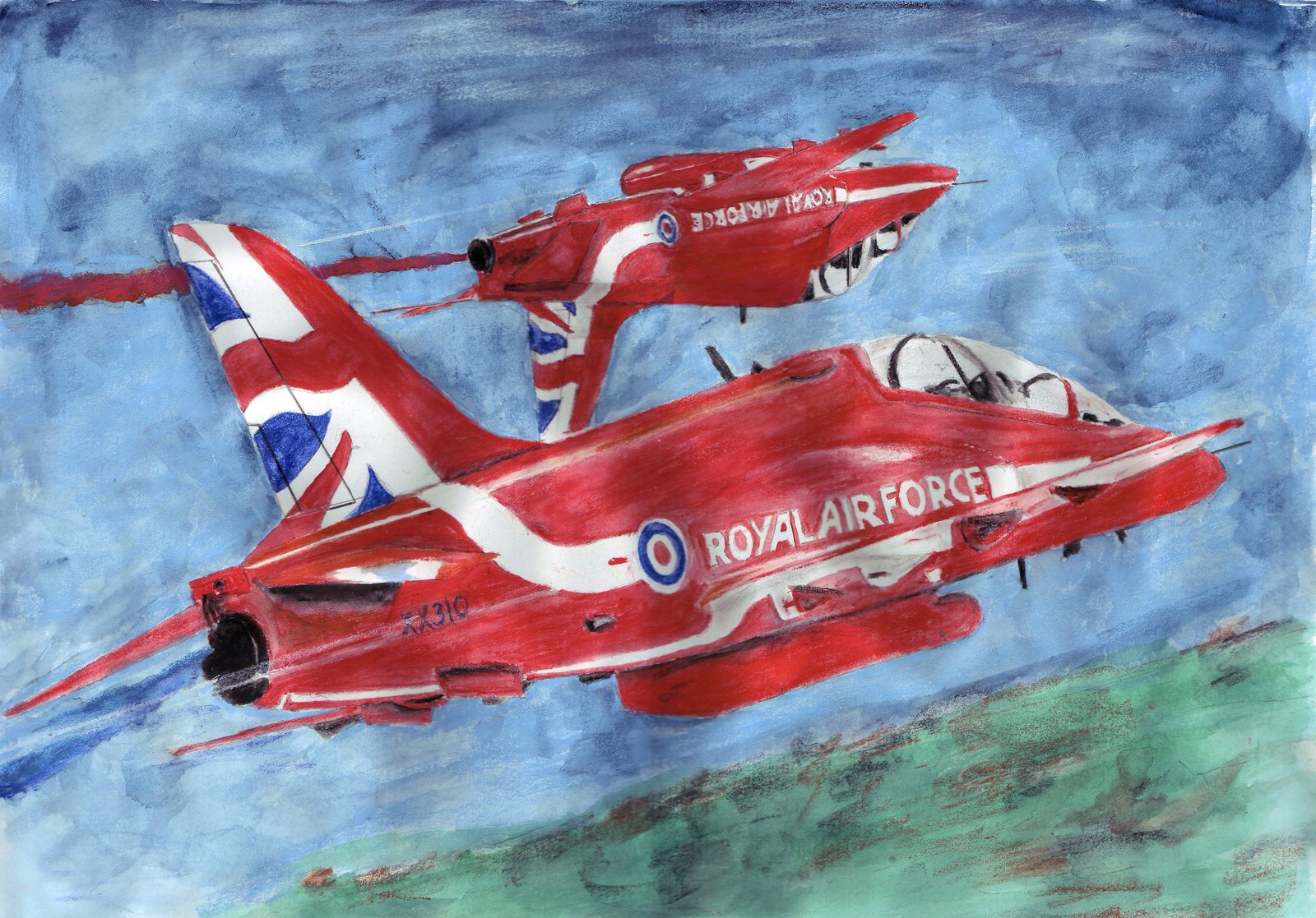 Red Arrows Drawing at GetDrawings | Free download