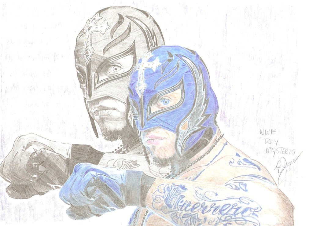 1024x740 Rey Mysterio, Blue By Eazy101.