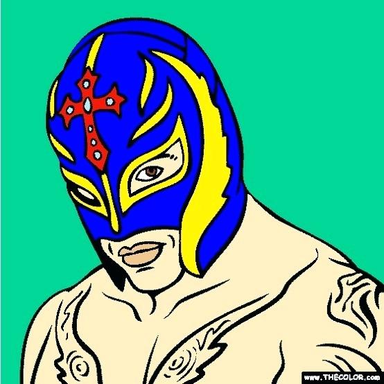 Rey Mysterio Mask Drawing at GetDrawings | Free download