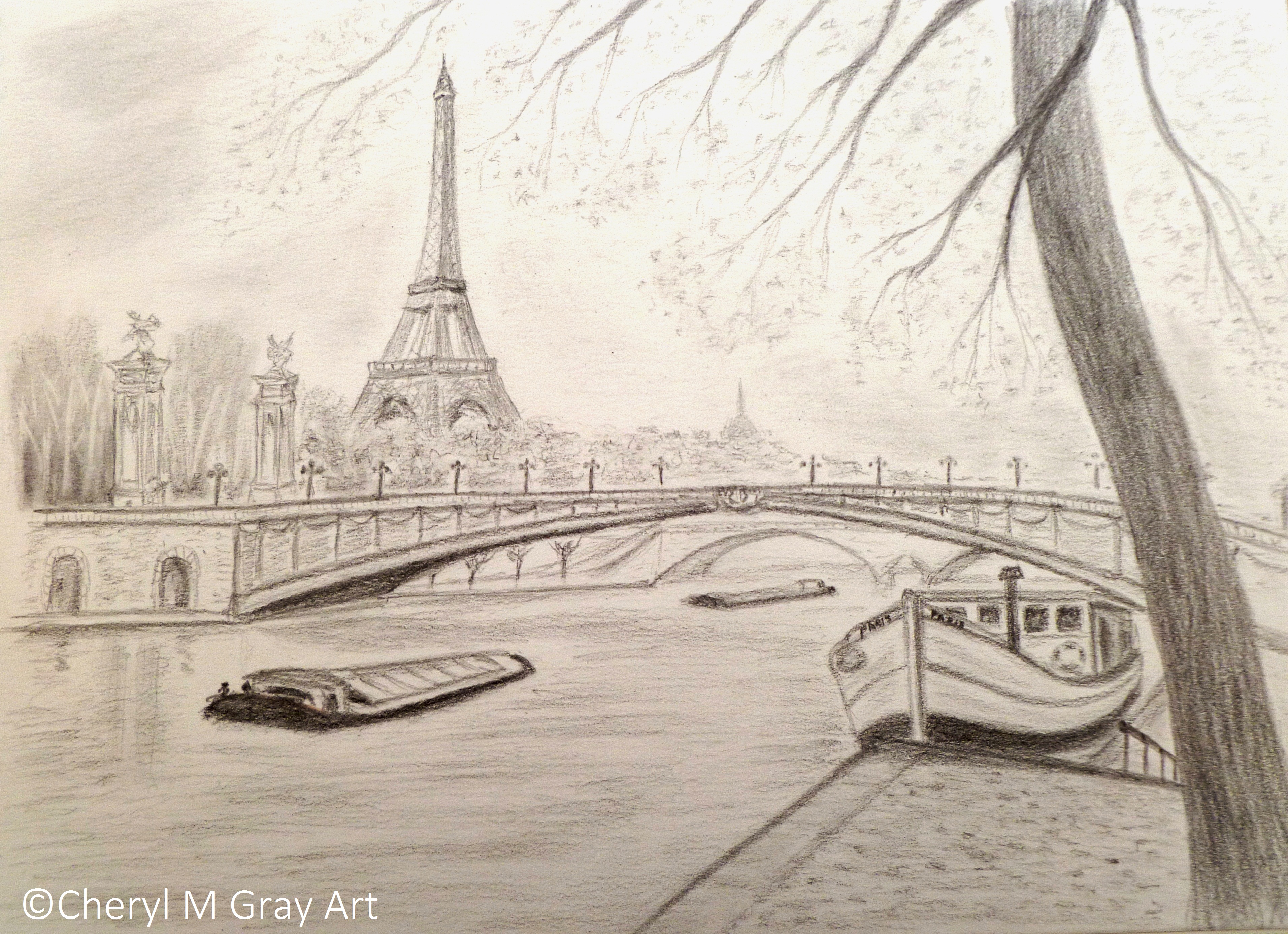 River Pencil Drawing at GetDrawings | Free download