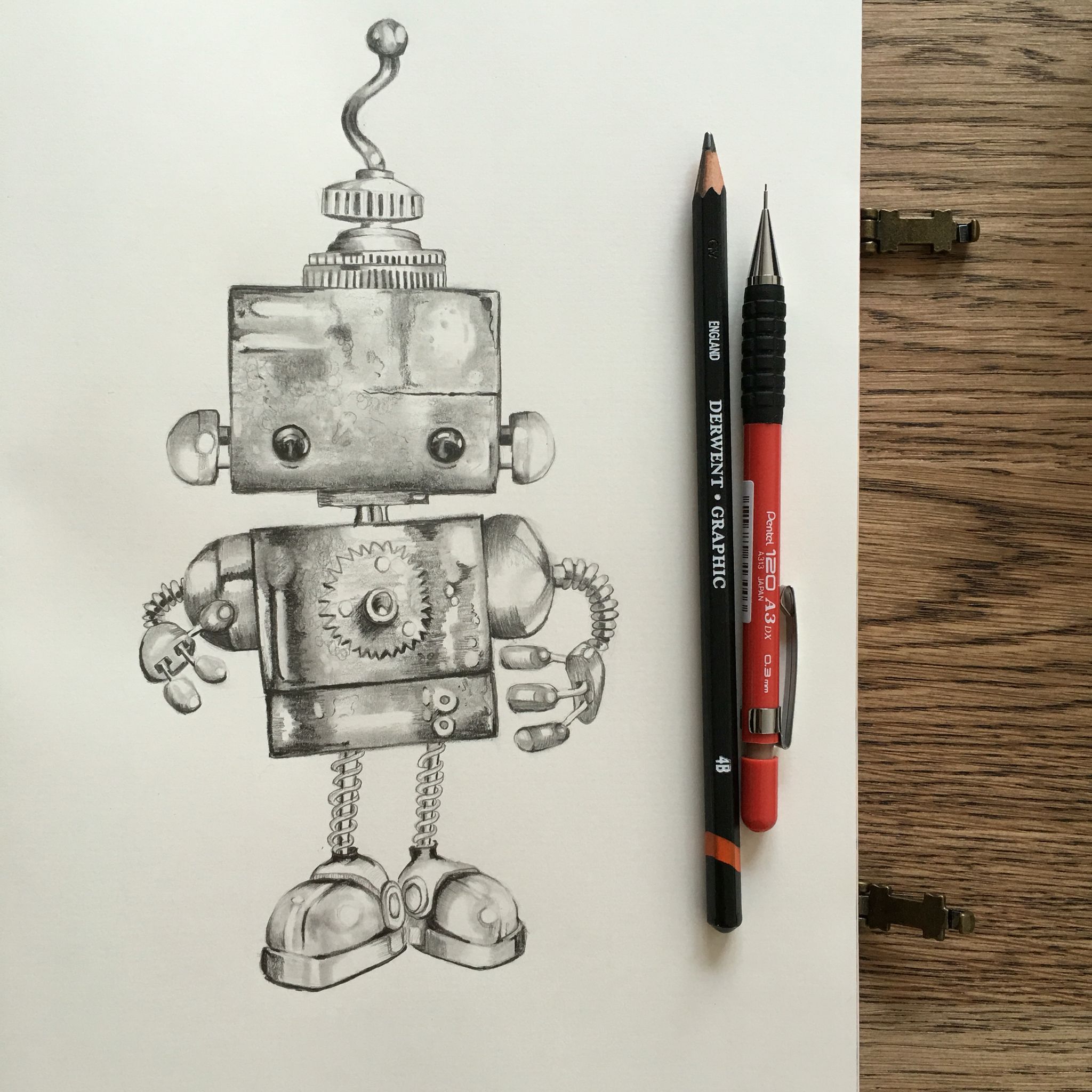  Detailed Sketch Robot To Draw 