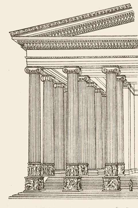 Roman Pillars Drawing at GetDrawings | Free download